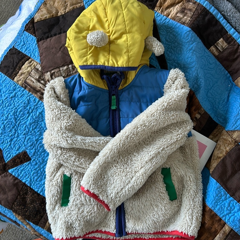 Baby Boden furry coat